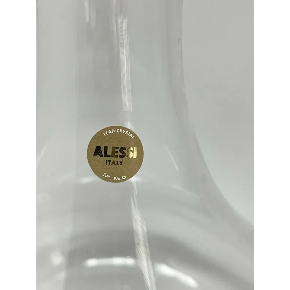 Alessi crystal wine